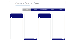 Desktop Screenshot of concretecolorsoftexas.com